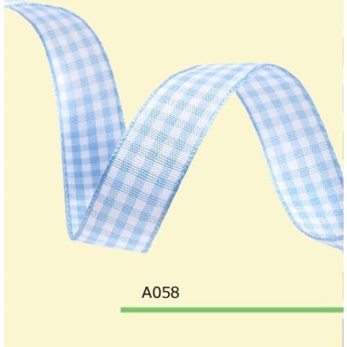 7/8" inch 22mm plaid christmas ribbons