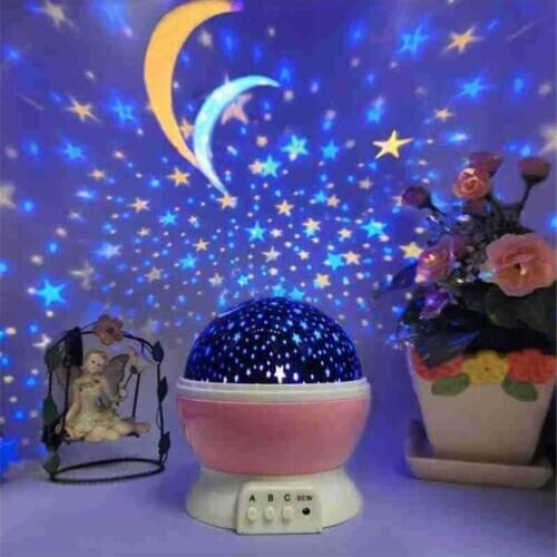 Fairy LED Night Light Projector Star Moon Sky Rotating Sleep Romantic USB Projection Lamp For Children Baby Bedroom Christmas