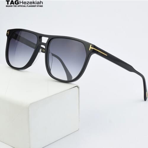 New Square retro sunglasses men women TF679 acetate frame Luxury Brand design Sun glasses driving Goggles UV400 vintage sunglass