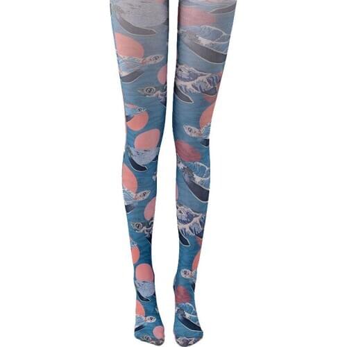 Unique stockings Japanese cosply Lolita Tights High-quality vintage Silk stockings shaping leggin 1order=1pc