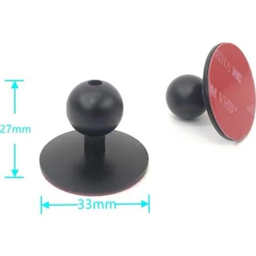 Universal Car Holder Base Disk 17mm Ball Head 3M Sticker Gravity Support Car Phone Holders Accessories