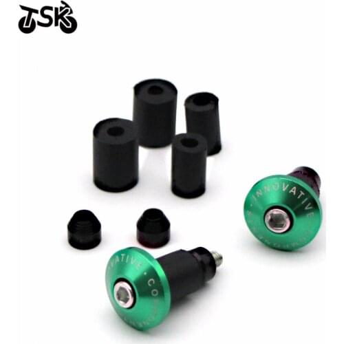 Universal For KAWASAKI Motorcycle Accessories Handlebar Hand Grip Bar Ends Cap Slider