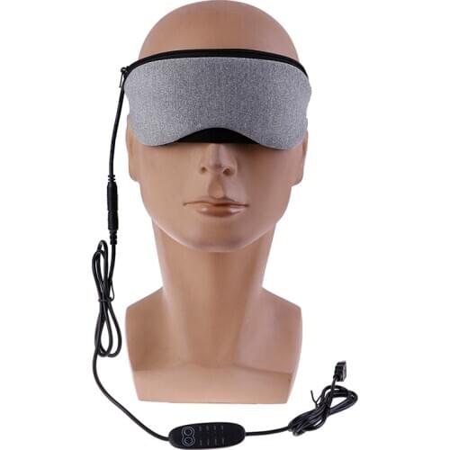 USB Heating Steam Eyeshade Lavender Eye Mask Eye Massager Fatigue Relief Sleep Travel Eye Shade Mask Anti Dark Circle Eye Patch