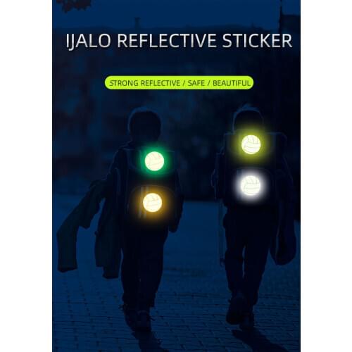 Volleyball sticker School bag Reflective Stickers Cycling Warning Reflector Film Cycling Decal Tape Horizontal stickers