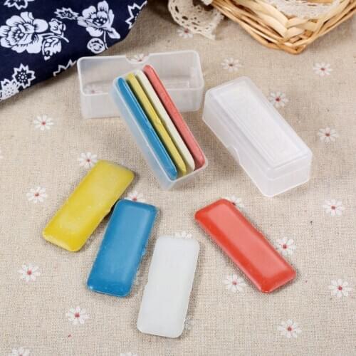 2 Boxes (4Pcs/box) Colorful Erasable Fabric Tailors Chalk Dressmaker Chalk Clothing Dressmaker DIY Making Sewing Tools 5.5*20mm