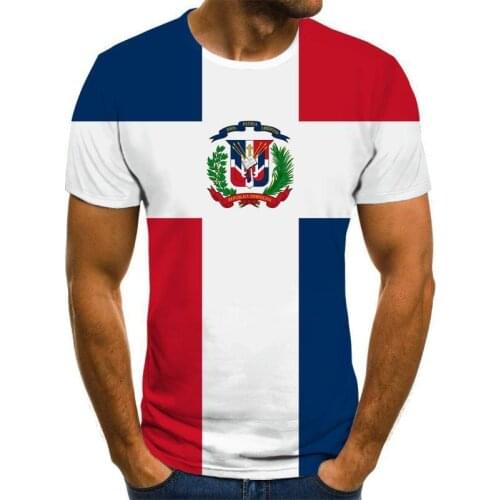 2020 3d Flag Printing Men 'S T -Shirt Casual Round Neck High Quality Streetwear Casual Clothing