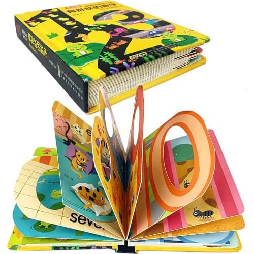 Animal 3D Stereo Picture Book English Education Books Children Reading Book Chinese And English Bilingual Kids 2-5-8 Years Old