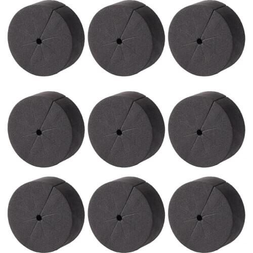 4.8cm black hydroponic planting cotton Neoprene Collars for Hydroponics System Garden root planting supplies 10pcs