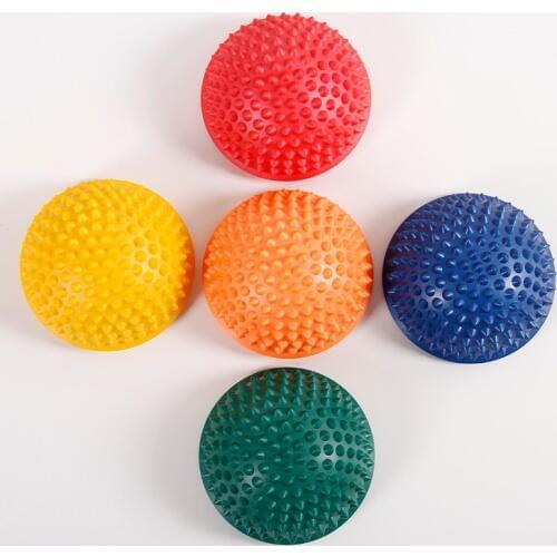 5Pieces/set Yoga Half Ball Physical Fitness Appliance Exercise Balance Ball Point Massage Stepping Stones GYM Yoga Balls Pilates