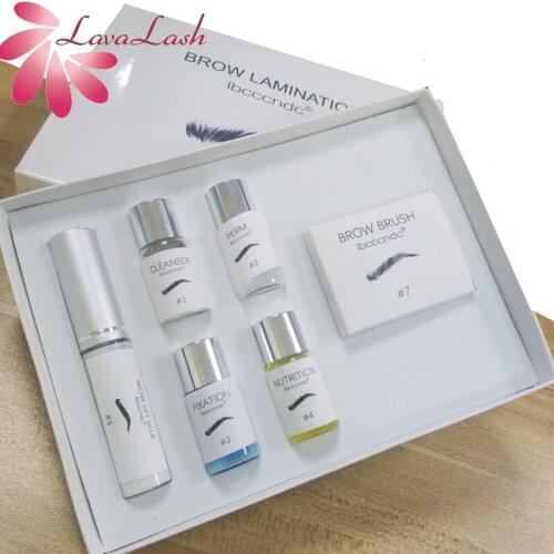 6pcs/box Semi-pernament Brow Lift Kit Eyebrow Lamination Kit Styling Perming Setting Curling Brow Lamination Beauty Makeup Tools
