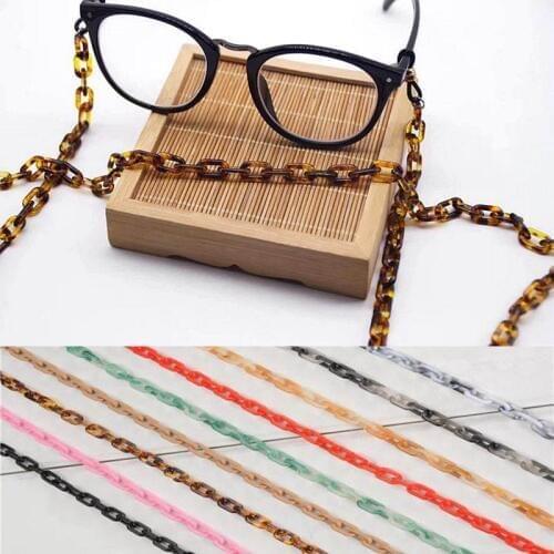70cm Finished Glasses Acrylic Chains 8*14mm Cord Fashion Styles Eyewear Lanyard Strap Necklace Reading Eyeglass Accessories N095