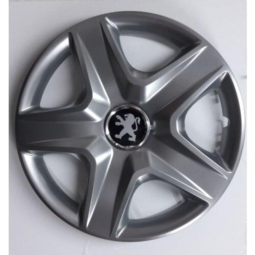 Car Wheel Rim Cover For Peugeot R14 Hub Flexible Trim Caps 14 inch 4pcs/set With Emblem Auto Tuning Aftermarkt Replacement