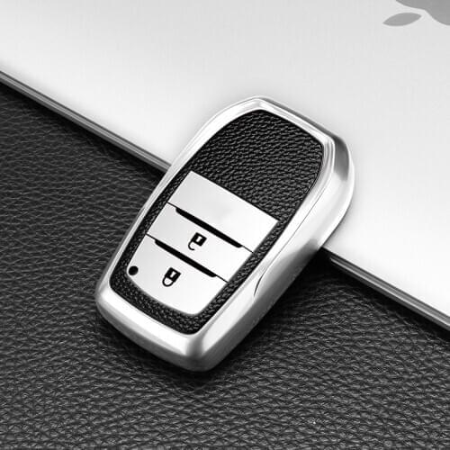 Car Key Case Cover For Toyota Hilux Fortuner Land Cruiser Camry Coralla Crown RAV4 Highland RIEZ PRADO Smart Remote Key Chain