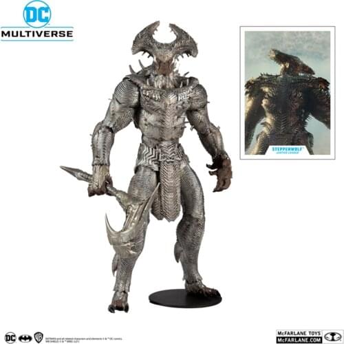 Kid Toys 26cm Anime Mcfarlane DC Multiverse Darkseid No Armor Justice League Movie Steppenwolf Darkseid PVC Action Figura Model