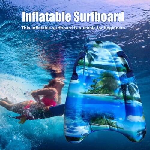 Children Inflatable Bodyboards Kids Lightweight Soft Mini Surfboards Outdoor Swimming Pool Beach Floating Mat Pad Float
