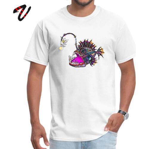 Electric Angler Fish T-shirt Men Short Sleeve Muscle Tops Shirt Summer Fall O Neck Manchester City TShirt comfortable Cheap Tees
