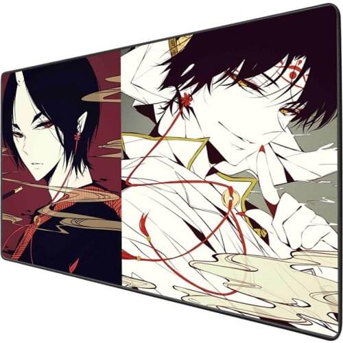 XGZ Lock edge mouse pad HD printing anti-skid table mat pc laptop keyboard pad carpet mat large game mouse pad rubber anti-skid