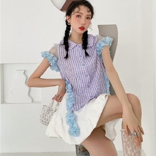 Женские короткие рубашки Malai China At AliExpress