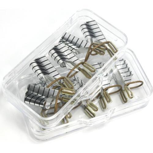 10 PCS Metal Reusable Form For UV GEL Acrylic Nail Art Tips Extension Tool - Silver