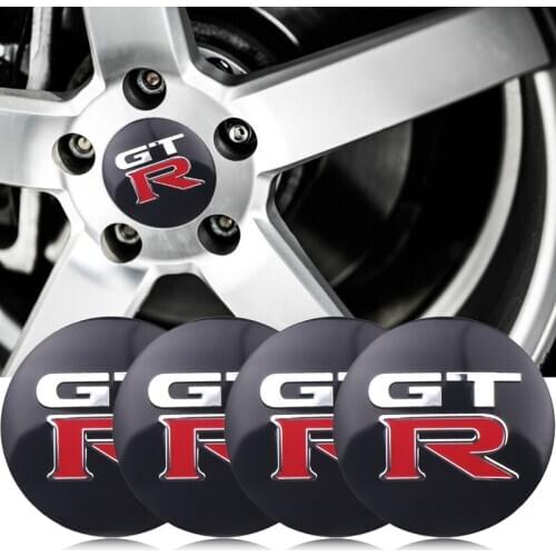 4pcs 56mm Car Wheel Center Hub Cap Cover Sticker For Nissan GTR Qashqai Almera Juke X trail Tiida Note Insignia Skyline