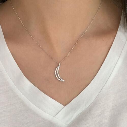 NEW Trendy 925 Silver Necklace Turkish Jewelry Birthday Gift Zircon Fashion Necklace For Women Minimalist Style Luxury Designer