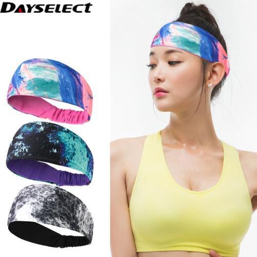 Breathable Absorbent Sports Headband Sweat Perspiration Basketball Fitness Running Sweat Head Band Belt