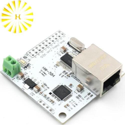 8 Channel 28J60 W5100 RJ45 Network Relay Control Switch 5V Internet Relay Module P2P WIFI Module Mobile Phone Control Connector