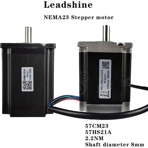 Leadshine Nema23 stepper motor 57CM23/57HS21A 2 phase 2.2 5A stepper motor for 3D printer CNC engraving and milling machine
