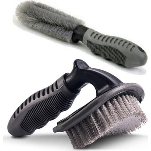 For Car Wheel Wash Brush Tire Rim Scrub Wheel Waxing Washing Polishing Auto Brush Cleaner Tool Accessorie