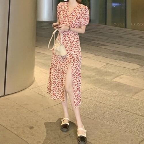 Ssimlar Summer Dresses With A Slit