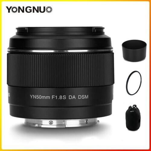 Yongnuo 50mm f1.8 DA DSM APS-C Auto Focus AF Lens for Sony E-Mount Camera a6500 a6400 a6300 a6000 a5100 A6100 a6600