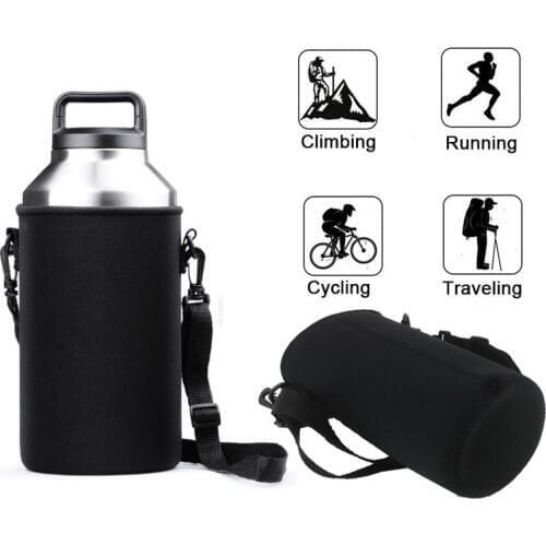 Outdoor Military Pouch Camping Water Bottle Bag Open Top Kettle Holder Sleeve Cover Diving Cloth Pouch Waterproof Travel Kits