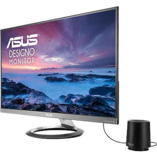 ASUS Designo MZ27AQ Ultraslim Monitor 27 inch, WQHD, Frameless, Ultraslim design, 2.1 channel audio, Sub-woofer, Audio by Harman
