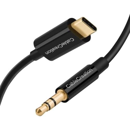 USB-C to 3.5mm male Audio Jack Cable,Extension Headphone Audio Cord Aux Car Adapter Compatible with for phone 4/4XL/3/3XL,S20/S9