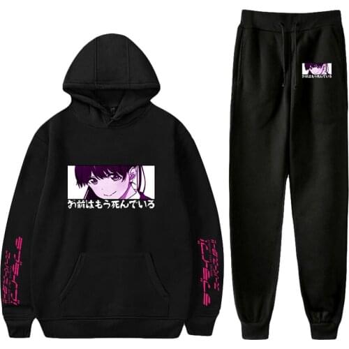 Y2K Anime Love Live superstar Shibuya Kanon Tang Keke Print Fall Suit Hoodies Hooded Ankle Banded Pant Two Piece Set clothes