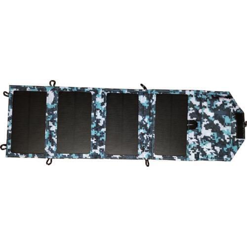 GGX ENERGY Solar Charger 8W Solar Panel with 5V USB Controller Waterproof Foldable Camping Travel Charger for Phones Power Bank