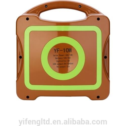 10Watts Solar Generator Home Energy System Phone Charging Lighting Camping Kit Solar System