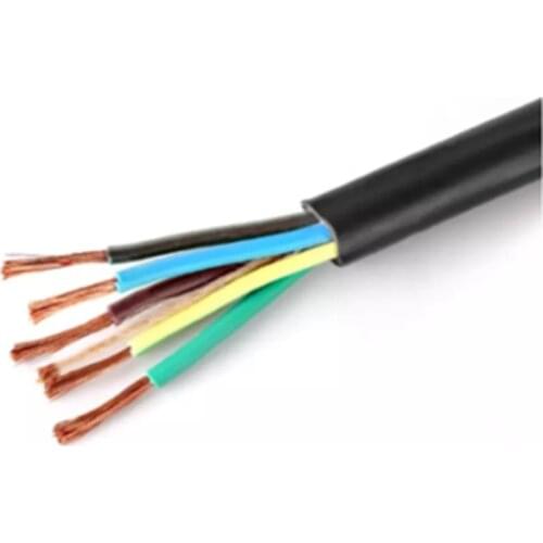 17 AWG 1MM2 RVV 2/3/4/5/6/7/8/10/12/14/16/18 Cores Pins Copper Wire Conductor Electric RVV Cable Black
