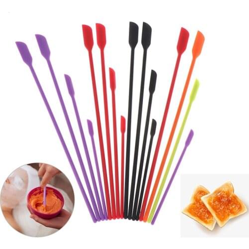 4Pcs Silicone Scraper Kitchen Baking Jam Brushes Beauty Face Mask Brushes Mask Brushes Makeup Brush New