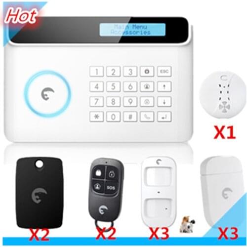 433Mhz Etiger S4 GSM Wireless Home Security Alarm system with low battery alert Alarm system with App