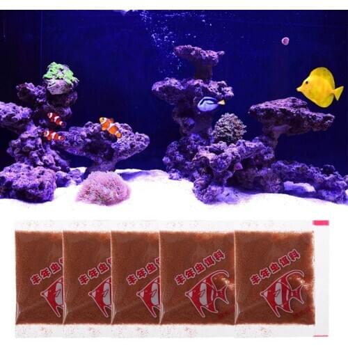 5Bags Aquarium Tropical Fish Healthy Food Shelling Brine Shrimp Eggs Fish Tank Supply