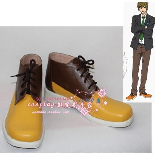 Anime free! Makoto Tachibana cosplay boots customized shoes S008