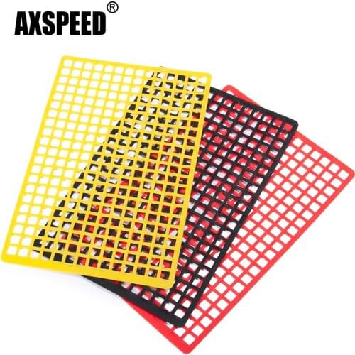 AXSPEED Rubber Luggage Net Window Decoration for Axial SCX10 Wraith Traxxas TRX-4 TRX4 1/10 RC Crawler Car Parts