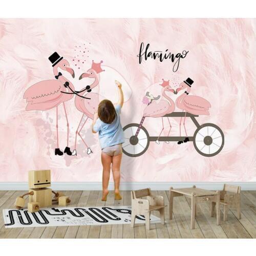 Bacal Wall Paper for Bedroom Home Decor Cartoon 3D Wallpaper Mural For Living Room