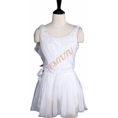 Cupid ballet Dress Professional Ballet Costume White Chiffon Ballet Stage Costume For Women Ballet Attire Clothing