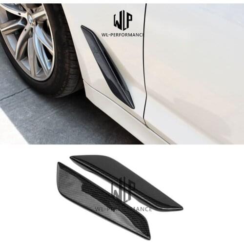 G30 5 Series High Quality Carbon Fiber Side Tuyere Car Body Kit For BMW G30 5 Series Car Styling 2017