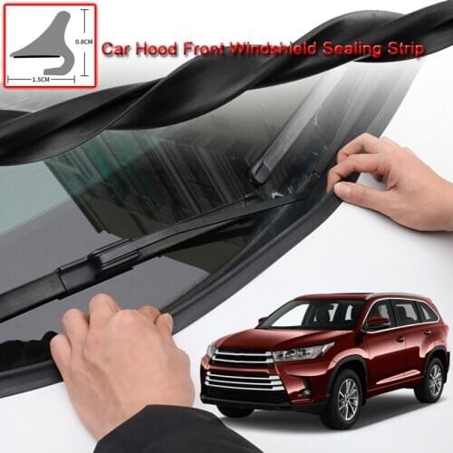 For Toyota Highlander 2014-2020 Car Seal Strip Windshied Spoiler Filler Protect Edge Weatherstrip Strips Sticker Car Accessories