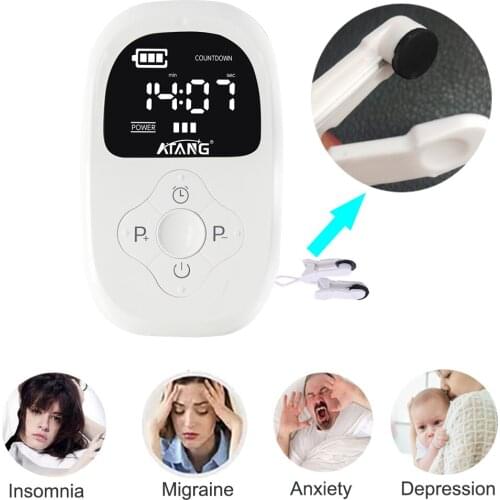 Sleep Aid Insomnia Cranial Electrotherapy Stimulator Device Brain Stimulation Anxiety Depression Migraine Headache
