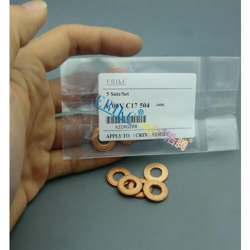 ERIKC F00VC17504 Spare Parts Copper Ring Thickness: 2mm F00V C17 504 Injection Diesel Injector Nozzle Heat Shield F 00V C17 504