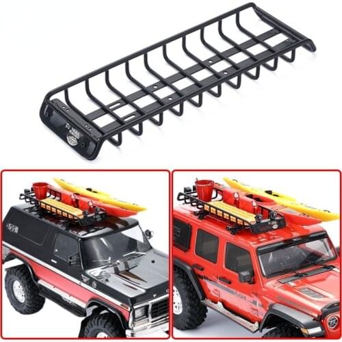Metal Roof Rack Narrow Metal Luggage Rack For 1/10 RC Crawler Car Traxxas Trx4 Trx6 Axial Scx10 90046 D110